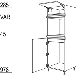 Nobilia Geraete-Umbau Kuehlautomat und Backofen NG88O-1 24682