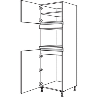 nobilia Geräte-Umbau Kühlautomat und Dampfgarer / Kompaktgerät NG88DK-3 60 cm - Natura | 157