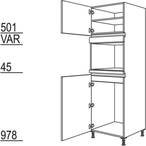 Nobilia Geraete-Umbau Kuehlautomat und Dampfgarer - Kompaktgeraet NG88DK-3 47681