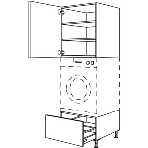 Nobilia Geraete-Umbau Waschmaschine - Waeschetrockner GDWST60-1 24619