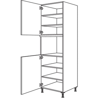 nobilia Geräte-Umbau für Dampfgarer / Kompaktgerät GDKT-3 60 cm - Look | 099
