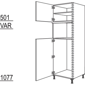 Nobilia Geraete-Umbau fuer Kuehlautomat und Dampfgarer - Kompaktgeraet NGS103DK-2 34948