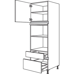 Nobilia Geraete-Umbau fuer Mikrowelle und Dampfgarer - Kompaktgeraet NGMDKSA-2 35556