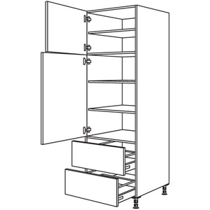 Nobilia Geschirr-- Vorratsschrank H2A30-1 24017