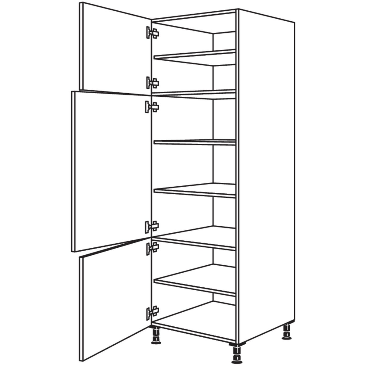 Nobilia Geschirr-- Vorratsschrank H40-1 24009