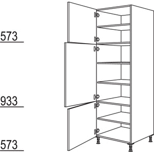 Nobilia Geschirr-- Vorratsschrank H60-2 35012