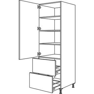 Nobilia Geschirr-- Vorratsschrank HD2A40-2 35022