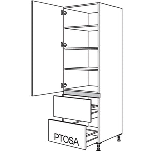 nobilia Geschirr-- Vorratsschrank LH2A50-2 36108