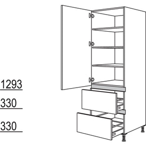 Nobilia Geschirr-- Vorratsschrank NH2A40-1 25127