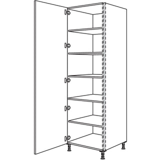 nobilia servies-/voorraadkast NHSF50-3 50 cm - Structura | 382