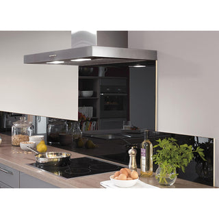 nobilia Glas- und Spiegel- Nischenwandverkleidung, rückseitig lackiert, NVG60-70 60 cm - Silber | 046