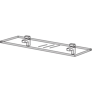 Nobilia Glasboden mit Bodenhaltern VBG-BH60 6646