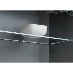 Nobilia Glaseinlegeboden mit LED Glaskantenbeleuchtung fuer Wandschraenke mit Glas- GB-WS60 15072