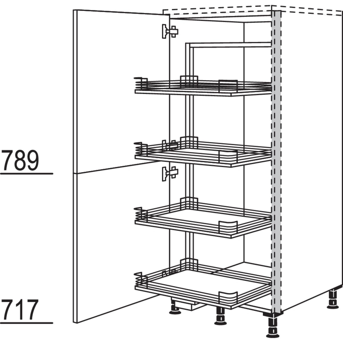 Nobilia Highboard Cargo NHSC50 56571