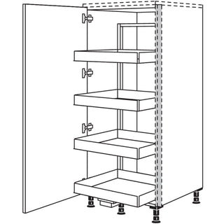 nobilia Highboard Cargo NHSCF50 50 cm - Easytouch | 945