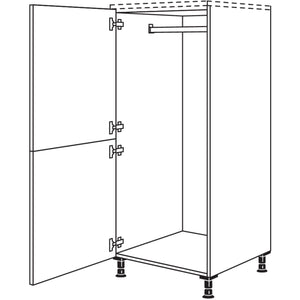 Nobilia Highboard Garderobenschrank HDWG60 079
