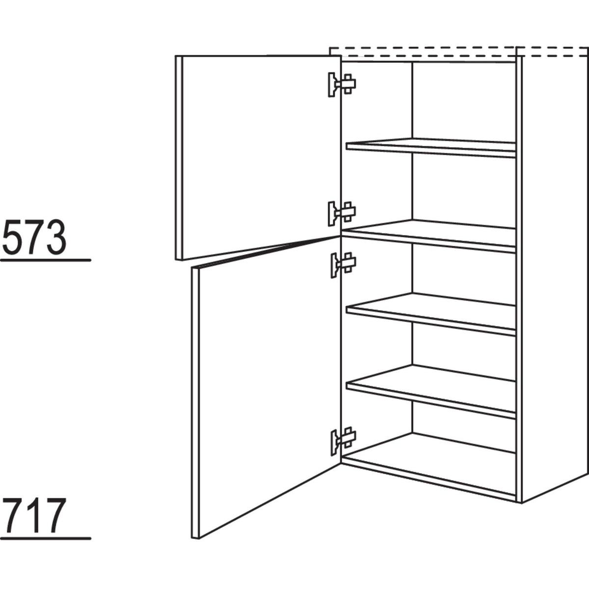Nobilia Highboard HBB40-130 67941
