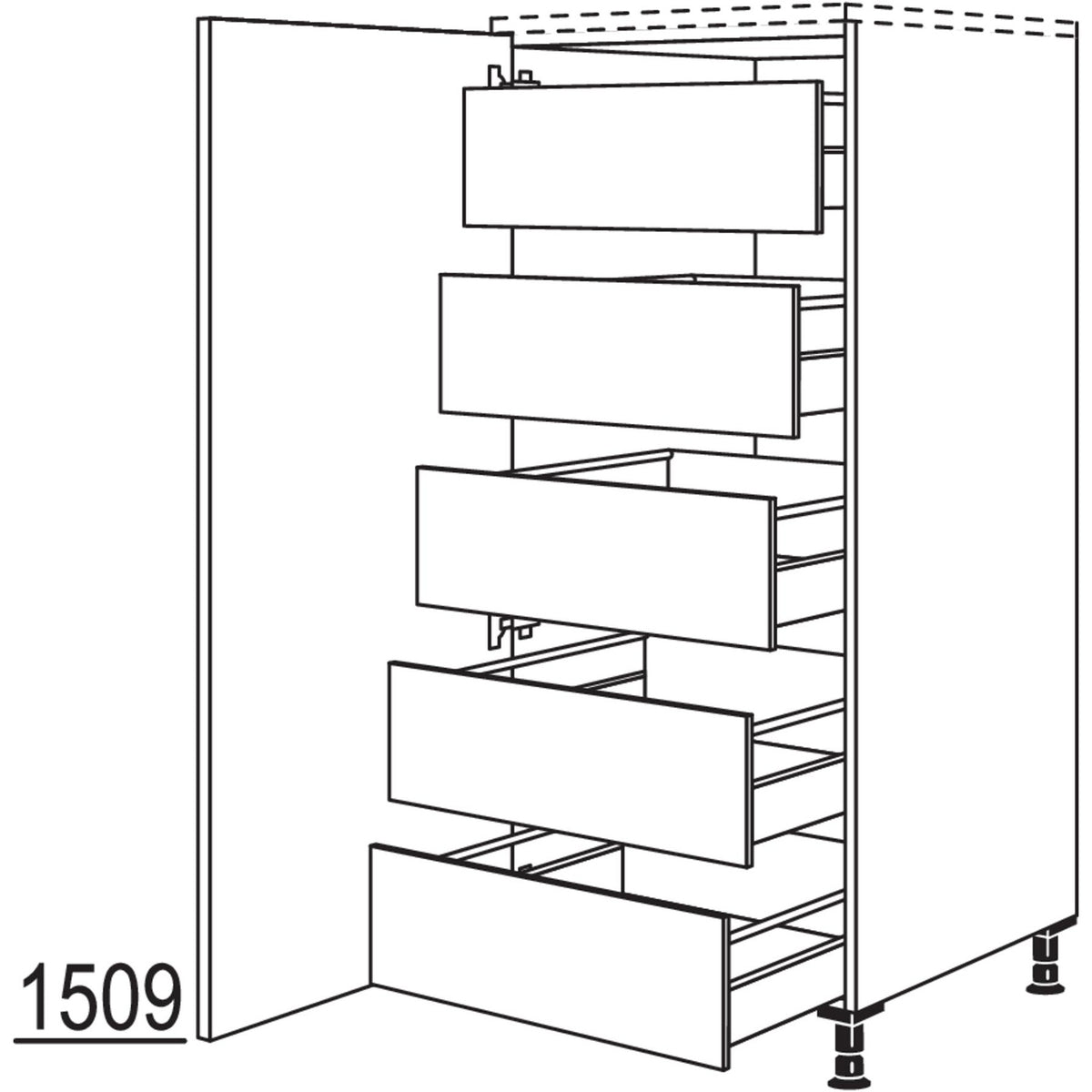 nobilia Highboard HIF50 21519