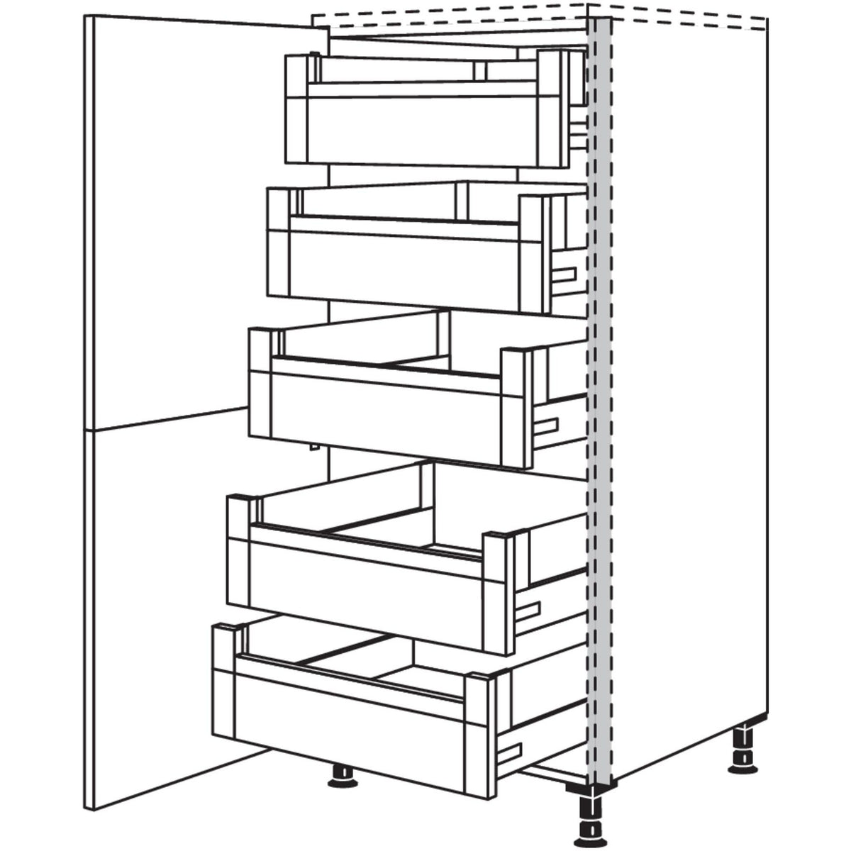 Nobilia Highboard NHSI50 56702