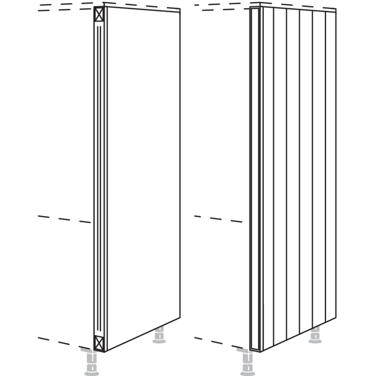 Nobilia Highboard-Pilaster HPI 4481