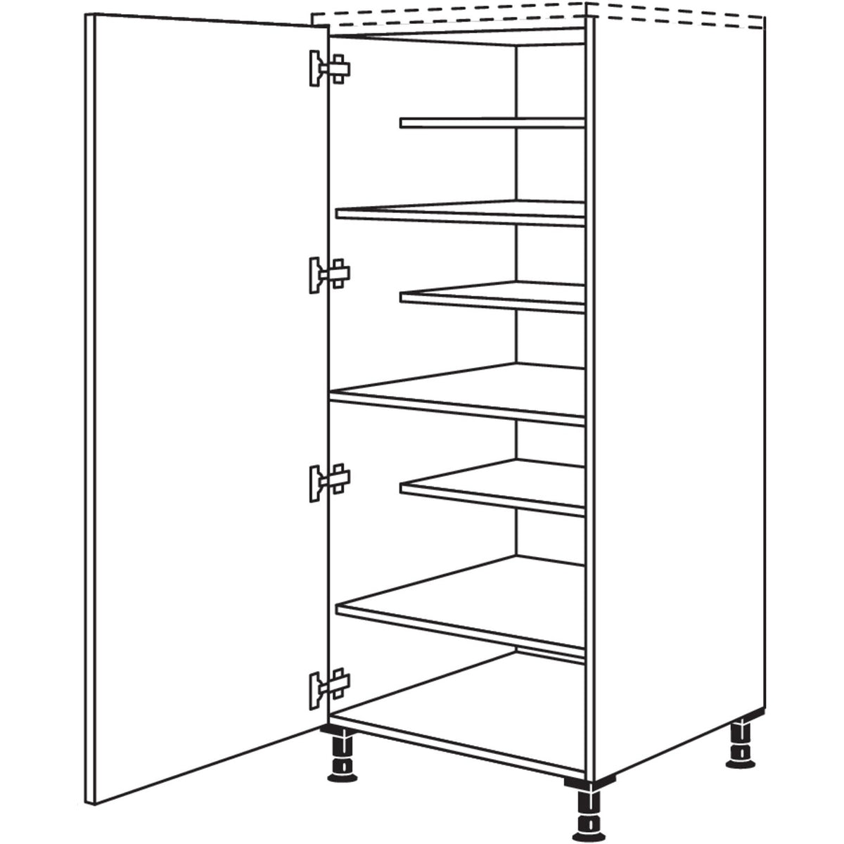 nobilia Highboard Schuhschrank HWSF40 21542