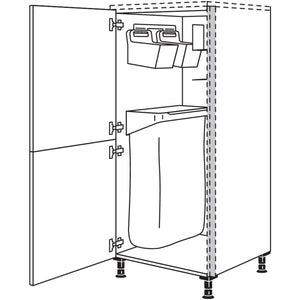 Nobilia Highboard mit Ordnungssystem Laundry-Area NHSOS50 56574