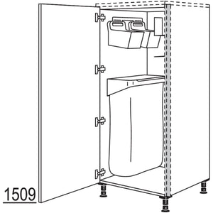 nobilia Highboard mit Ordnungssystem Laundry-Area NHSOSF60 56725