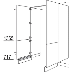Nobilia Hochschrank-Durchgangstuer HDWDT80-2 56647