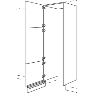 Nobilia Hochschrank-Durchgangstuer HWDT60-3 56661