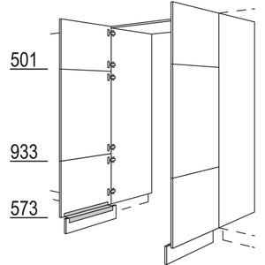 Nobilia Hochschrank-Durchgangstuer HWDT80-1 56622