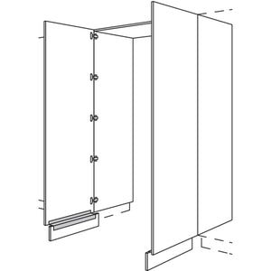 nobilia Hochschrank-Durchgangstuer HWDTF120-3 56695
