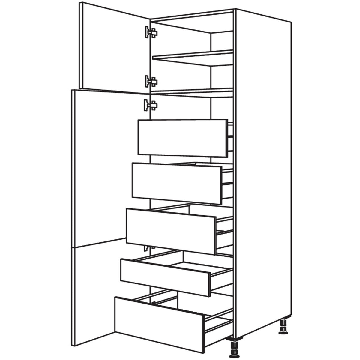 nobilia Hochschrank HI40-1 23036