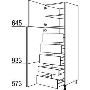 nobilia Hochschrank HI60-3 43054