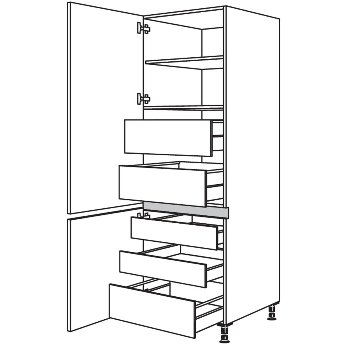 nobilia Hochschrank NHI50-1 25133