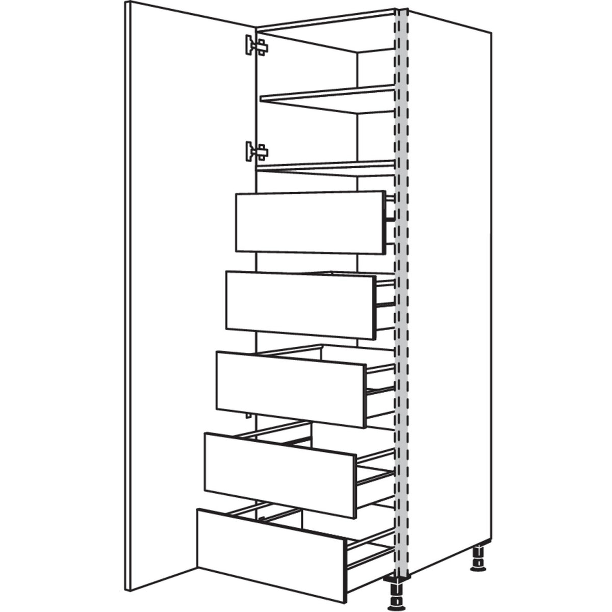 nobilia Hochschrank NHSIF40-2 36278