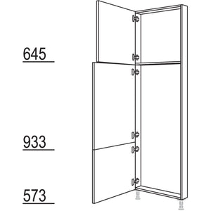 Nobilia Hochschrank-Rahmenteil HRT60-3 43460