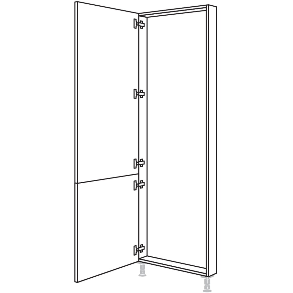 Nobilia Hochschrank-Rahmenteil HRTD40-1 20444