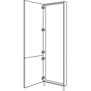 Nobilia Hochschrank-Rahmenteil HRTD60-2 30460