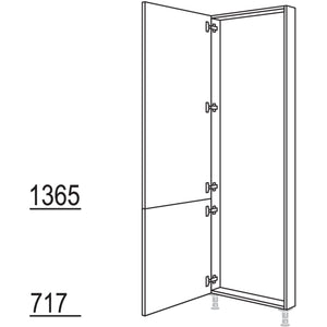 Nobilia Hochschrank-Rahmenteil HRTD60-2 30460