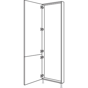 Nobilia Hochschrank-Rahmenteil HRTD50-3 41455