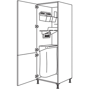 Nobilia Hochschrank mit Ordnungssystem Laundry-Area HDOS60-1 24042