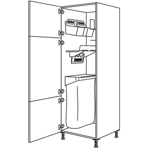Nobilia Hochschrank mit Ordnungssystem Laundry-Area HOS50-1 24039