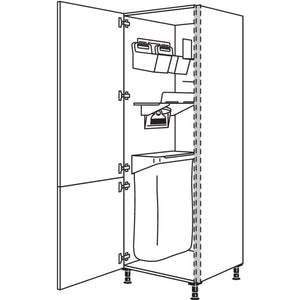 Nobilia Hochschrank mit Ordnungssystem Laundry-Area NHSOS50-1 21172