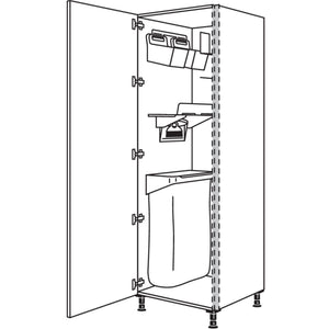 nobilia Hochschrank mit Ordnungssystem Laundry-Area NHSOSF60-2 36125