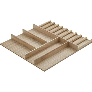 nobilia houten bestekbak eiken met inzet voor kruidenpotjes tot max. Ø BE-GMS120E 112,7 cm