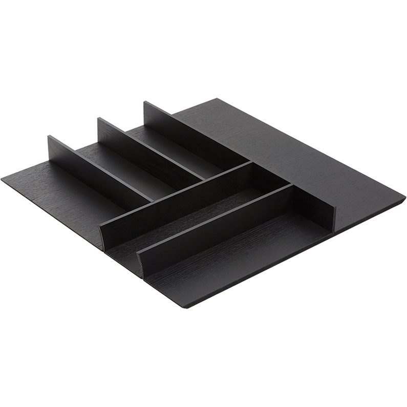 Nobilia Holz-Besteckeinsatz Esche schwarz BE60N 39406