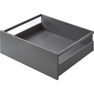 nobilia Innenauszug mit eckiger Reling und Holzwerkstoffblende in Schiefergrau IAR30-H 30 cm