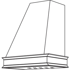 Nobilia Kamin mit Kranzgesims fuer Kranzprofile 957 -KL- K100 672