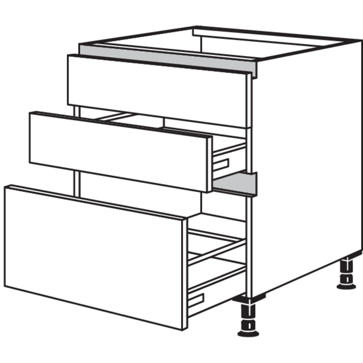Nobilia Kochstellenschrank NKSA100 51321
