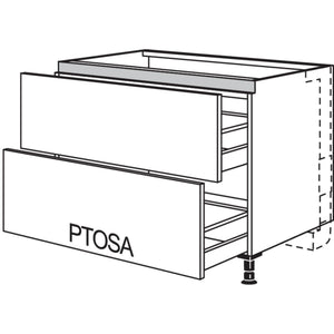 nobilia Kochstellenschrank fuer Panorama-Kochfeldabzug mit vertikalem Motor LKMP2A100 54323